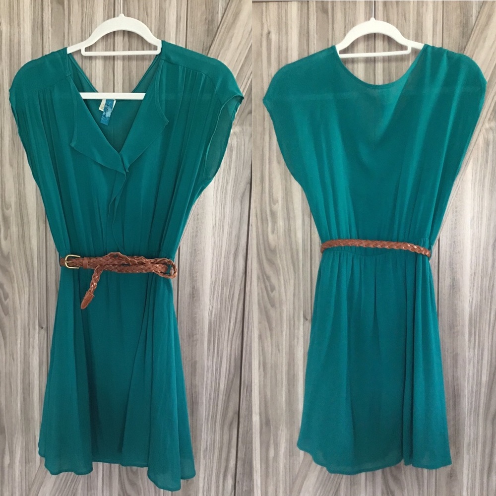 Teal summer dress